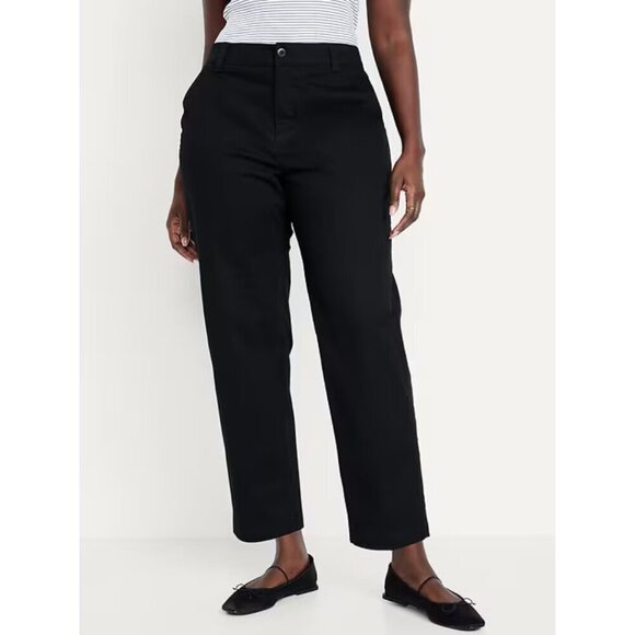 NWT Old Navy High-Waisted OG Chino Pants M - Picture 1 of 9